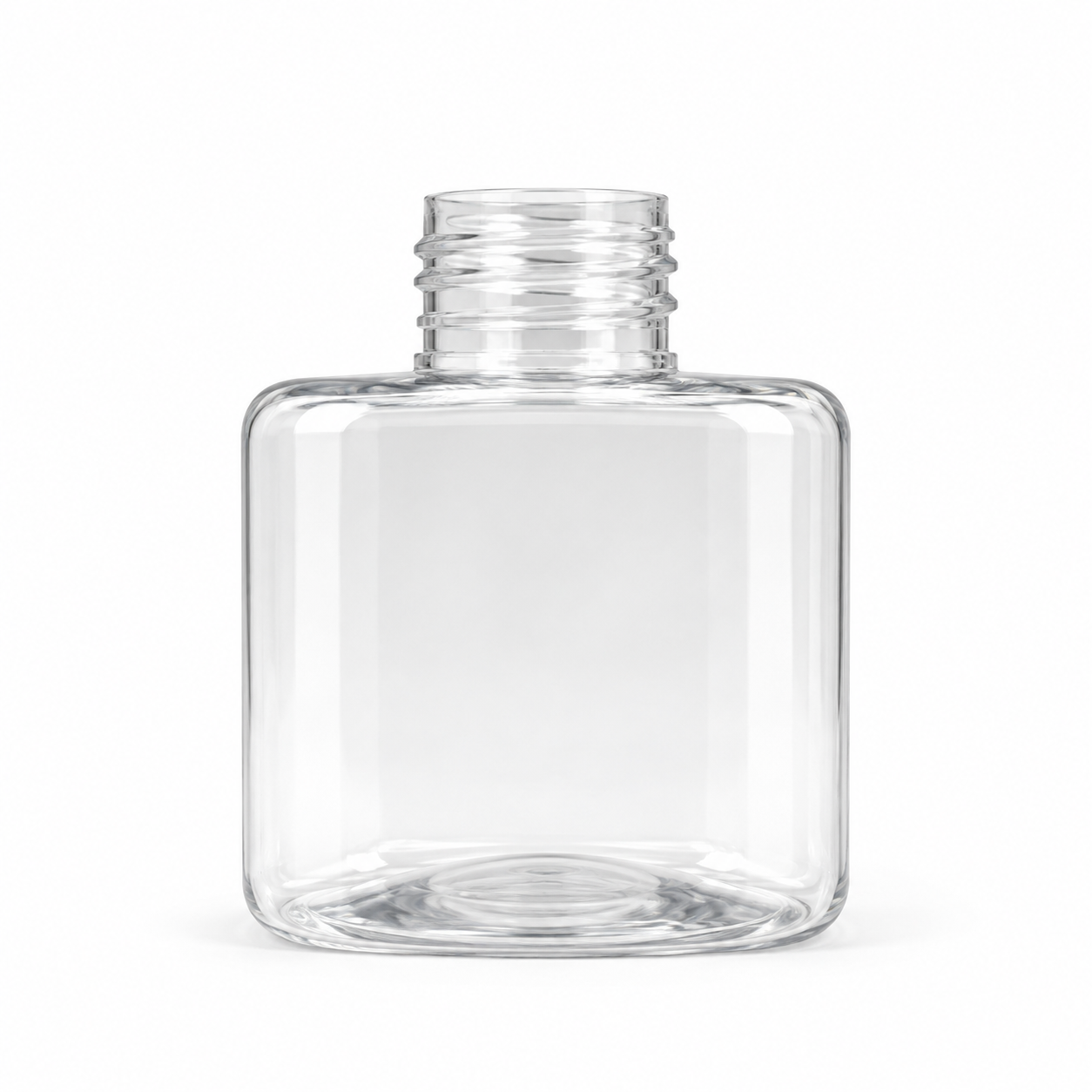 Frasco Quadrado 200ml Ombro Reto